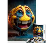 Puzzle difficile per adulti 1000 pezzi Emoji piangente con caratteristiche realistiche Giocattolo Decorazione da parete Opera d'arte Regalo Gioco pratico Collezione di artisti Belle arti 50x75cm