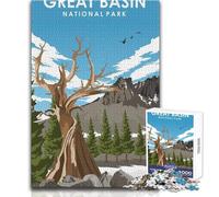 Puzzle difficile per adulti 1000 pezzi Great Basin National Park Family Fun & Game Night Modello di assemblaggio Giocattoli antistress Dimensioni 38x26cm