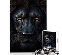 Puzzle difficile per adulti 1000 pezzi Lo sguardo del leone Giocattoli antistress Regali di Babbo Natale segreto Giochi per famiglie Sfida educativa Dimensioni 50x75cm