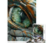 Puzzle difficile per adulti 1000 pezzi Occhio di drago Kintsugi Arte Decorazione per la casa Giocattoli Regali per donne Uomini Giochi rilassanti Difficile da completare Dimensioni 38x26cm