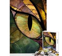 Puzzle difficile per adulti 1000 pezzi Occhio Retro Oro Vetro Antistress Giocattoli Regalo Divertente Giochi Educativi Sfida Educativa Dimensioni 50x75cm