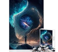 Puzzle difficile per adulti 1000 pezzi Osservatore spaziale Giocattolo Decorazione da parete Ottimo regalo Gioco pratico Ogni pezzo è unico - Dimensioni 50x75cm