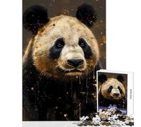 Puzzle difficile per adulti 1000 pezzi Panda amico immaginario decorazione per la casa giocattoli regalo divertente gioco per famiglie ogni pezzo è unico - dimensioni 38x52cm