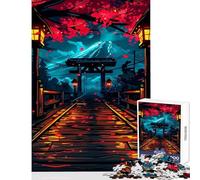 Puzzle difficile per adulti 1000 pezzi Percorso verso la serenità Giocattolo educativo Opera d'arte Regalo per gioco educativo Ogni pezzo è unico - Dimensioni 38x26cm