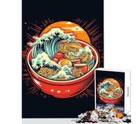 Puzzle difficile per adulti 1000 pezzi Ramen Bowl Art Home Decoration Toys Gift Ideas per gioco educativo Ogni pezzo è unico - dimensioni 50x75cm