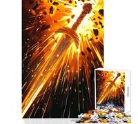 Puzzle difficile per adulti 1000 pezzi Spada del cavaliere Giocattolo educativo Ottimo regalo per giochi Giochi educativi Collezione di artisti Belle arti Dimensioni 38x26cm