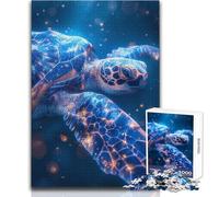 Puzzle difficile per adulti 1000 pezzi Tartaruga marina Odissea cosmica Rilassante momento di tranquillità Divertimento Rigorosa precisione Giocattolo da gioco standard Dimensioni 50x75cm