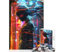 Puzzle difficile per adulti 1000 pezzi Vento neurale Giocattoli fai da te Regalo di compleanno Gioco pratico Collezione di artisti Belle arti Dimensioni 38x52cm