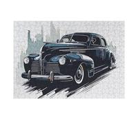 Puzzle Difficile Per Adulti 1000pcs(38x26cm) Black Car Vintage Puzzle Per Adulti Giocattoli Antistress Decorazione Per La Casa Regalo Di Compleanno, Regali, 1000pcs(38x26cm)