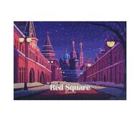 Puzzle Difficile Per Adulti 1000pcs(38x26cm) Red Square, Russia at Night Puzzle Per Adulti Giocattoli Antistress Decorazione Per La Casa Regalo Di Compleanno, Regali, 1000pcs(38x26cm)