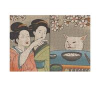 Puzzle Difficile Per Adulti 1000pcs(38x26cm) Woman Yelling at Cat Meme Puzzle Per Adulti Gioco Pratico Un'opera D'arte Ottimo Regalo Per I Giocatori 1000pcs(38x26cm)