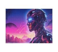 Puzzle Difficile Per Adulti 1000pcs(52x38cm) Future Tech Guardian Puzzle Per Adulti Giochi Rilassanti Analisi E Logica Sfida Educativa 1000pcs(52x38cm)