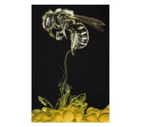 Puzzle Difficile Per Adulti 1000pcs(75x50cm) Bee with Yellow Splash Puzzle Per Adulti Giochi Rilassanti Regalo Di Compleanno Regalo Di Compleanno, Regali, 1000pcs(75x50cm)