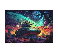 Puzzle Difficile Per Adulti 1000pcs(75x50cm) Galactic Tank Adventure -4 Puzzle Per Adulti Gioco Pratico Un'opera D'arte Ottimo Regalo Per I Giocatori 1000pcs(75x50cm)