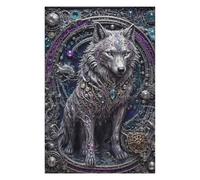 Puzzle Difficile Per Adulti 1000pcs(75x50cm) Steampunk White Wolf Puzzle Per Adulti Giocattolo Decorazione Da Parete Modello Da Assemblare Regali Per Amici E Familiari 1000pcs(75x50cm)