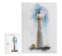 Puzzle Difficile Per Adulti 300 PCS Cape Nelson Lighthouse Puzzle Per Adulti Giochi Divertenti Decorazione Per La Casa Sfida Educativa 300 PCS
