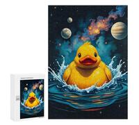 Puzzle Difficile Per Adulti 300 PCS Space Rubber Duck Puzzle Per Adulti Giochi Divertenti Decorazione Per La Casa Sfida Educativa 300 PCS