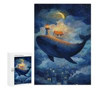 Puzzle Difficile Per Adulti 300 PCS Whale Island Dreamscape Puzzle Per Adulti Gioco Rompicapo Regalo Di Compleanno Regalo Di Compleanno, Regali, 300 PCS