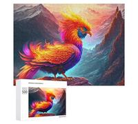 Puzzle Difficile Per Adulti 500 PCS Phoenix Rising Mountain Majesty Puzzle Per Adulti Giochi Divertenti Decorazione Per La Casa Sfida Educativa 500 PCS
