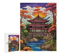 Puzzle Difficile Per Adulti 500 PCS Retro Japanese Landscape Puzzle Per Adulti Giochi Divertenti Decorazione Per La Casa Sfida Educativa 500 PCS