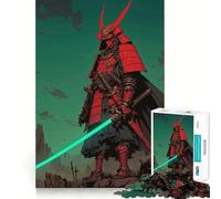 Puzzle difficile per adulti con Samurai Rosso e Spada Laser, 1000 pezzi, gioco di logica e abilità per tutta la famiglia, taglio preciso, oggetto da collezione (38x52cm)