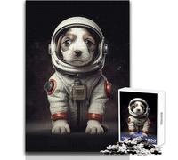 Puzzle difficile per adulti Cosmonaut Dog da 1000 pezzi, gioco educativo per stimolare la mente, valore sentimentale, dimensioni 38x52cm