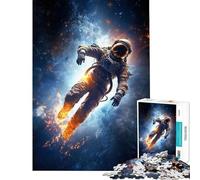 Puzzle difficile per adulti da 1000 pezzi a tema "Alla deriva nello spazio" ideale per attività divertenti da fare in casa o in famiglia adatto a partire dai 14 anni (50x75cm)