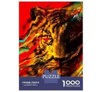 Puzzle Difficile Per Adulti Da 1000 Pezzi Abstract Lion Painting Art Print Puzzle Per Adolescenti Giochi Divertenti Regali Per Donne Sfida Da Completare 52x38cm/1000pcs