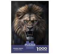 Puzzle Difficile Per Adulti Da 1000 Pezzi Angry Lion Puzzle Antistress Giocattoli Analisi E Logica Regalo Di Compleanno, Regali, 52x38cm/1000pcs