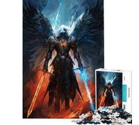 Puzzle difficile per adulti da 1000 pezzi Arcangelo della Giustizia Attività divertenti da fare in casa giochi per famiglie adatto a partire dai 14 anni (38x52cm)