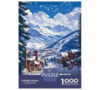 Puzzle Difficile Per Adulti Da 1000 Pezzi Aspen Snowmass Ski Resort Puzzle Per Adulti Gioco Rompicapo Analisi E Logica Regali Per Amici E Familiari 38x26cm/1000pcs