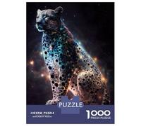 Puzzle Difficile Per Adulti Da 1000 Pezzi Astral Leopard Puzzle Antistress, Divertente E Umoristico, Sfida Educativa 38x26cm/1000pcs