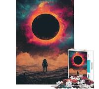 Puzzle difficile per adulti da 1000 pezzi astronauta e buco nero film interstellari sui buchi neri attività divertenti da fare a casa gioco impegnativo decorazione da parete per maggiori di 14 anni