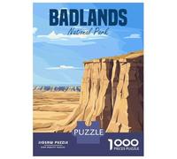 Puzzle Difficile Per Adulti Da 1000 Pezzi Badlands National Park Puzzle Per Adulti Gioco Pratico Difficile Regalo Di Compleanno, Regali, 70x50cm/1000pcs