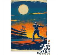 Puzzle Difficile Per Adulti Da 1000 Pezzi Baseball Night Under The Moonlight Puzzle Per Adolescenti Giochi Divertenti Regali Per Donne Sfida Da Completare 70x50cm/1000pcs