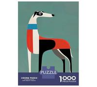 Puzzle Difficile Per Adulti Da 1000 Pezzi Bauhaus Greyhound Dog Puzzle Per Adulti Giochi Rilassanti Migliora La Memoria Sfida Educativa 52x38cm/1000pcs