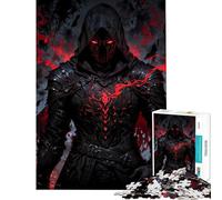 Puzzle difficile per adulti da 1000 pezzi Blood Oath Knight︰ Crimson Vanguard Sfida educativa Decorazione da parete Giocattolo Decorazione da parete per età 14+ Gioco (38X52CM)