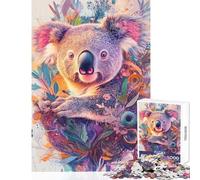 Puzzle difficile per adulti da 1000 pezzi "Blooming Koala Dream" gioco educativo migliora la memoria antistress divertente attività da fare a casa (50x75cm)