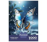 Puzzle Difficile Per Adulti Da 1000 Pezzi Butterfly Splash Puzzle Antistress, Divertente E Umoristico, Sfida Educativa 38x26cm/1000pcs