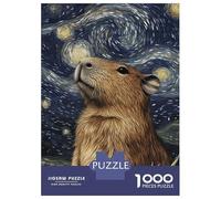 Puzzle Difficile Per Adulti Da 1000 Pezzi Capybara Starry Night-3 Puzzle Per Adulti Giocattolo Decorazione Da Parete Antistress Regalo Di Compleanno, Regali, 52x38cm/1000pcs