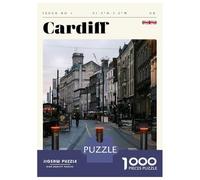 Puzzle Difficile Per Adulti Da 1000 Pezzi Cardiff Wales Travel Art Puzzle Per Adolescenti Gioco Per Famiglie Vacanza A Casa Passatempo Impegnativo Da Completare 38x26cm/1000pcs