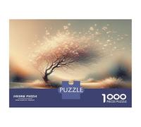 Puzzle Difficile Per Adulti Da 1000 Pezzi Cherry Blossom Serenity-2 Puzzle Per Adolescenti Giochi Divertenti Regali Per Donne Sfida Da Completare 38x26cm/1000pcs