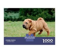 Puzzle Difficile Per Adulti Da 1000 Pezzi Chinese Shar Pei Puppy Puzzle Giocattolo Decorazione Da Parete Analisi E Logica Regali Per Amici E Familiari 70x50cm/1000pcs