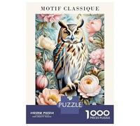 Puzzle Difficile Per Adulti Da 1000 Pezzi Classic Luxury Owl Art Puzzle Per Adulti Gioco Pratico Difficile Regalo Di Compleanno, Regali, 38x26cm/1000pcs