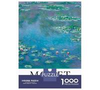 Puzzle Difficile Per Adulti Da 1000 Pezzi Claude Monet Water Lilies Puzzle Per Adulti Giochi Rilassanti Migliora La Memoria Sfida Educativa 70x50cm/1000pcs