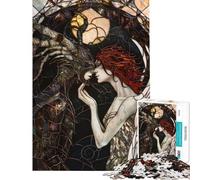 Puzzle difficile per adulti da 1000 pezzi con angeli e demoni Puzzle per adulti con macchie gioco rilassante che migliora la memoria e offre una sfida impegnativa da completare (dimensioni 38x52cm)