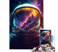 Puzzle difficile per adulti da 1000 pezzi con astronauta Via Lattea e casco Gioco impegnativo e stimolante per passare il tempo durante le vacanze Gioco impossibile per ragazzi dai 14 anni in su
