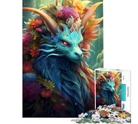 Puzzle difficile per adulti da 1000 pezzi con creature mitologiche e fantastiche sfida educativa decorazione da parete gioco per ragazzi dai 14 anni in su (38x52cm)