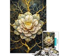 Puzzle difficile per adulti da 1000 pezzi con fiori Kintsugi puzzle giapponese per adulti gioco per famiglie divertente e spiritoso regalo per amici e parenti (dimensioni 50x75cm)