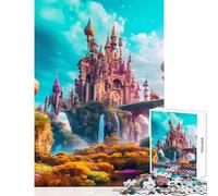 Puzzle difficile per adulti da 1000 pezzi con funghi colorati e fantastici ideale per rilassarsi imparare giocare divertirsi a casa (50x75cm)